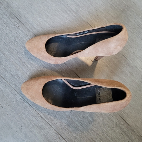 Dolce Vita Tan Suede High Heels - Picture 4 of 8